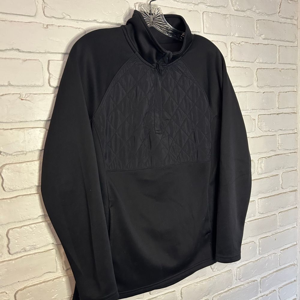 Avia Women's Athletic Quilted 1/4 Zip‎ Black Pullover Size Medium - Picture 2 of 7
